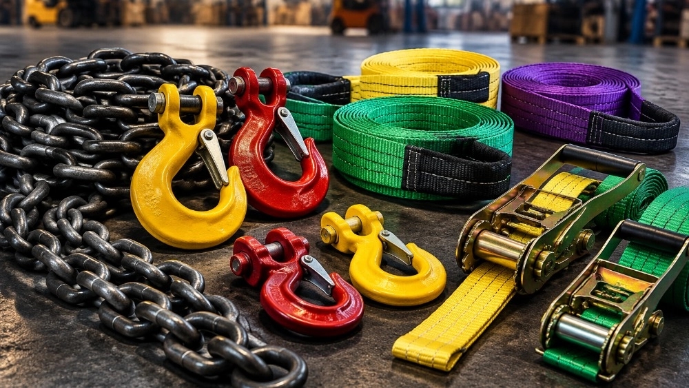 The center for selling chains, hooks, harnesses and cargo handling in Tehran at the market floor price