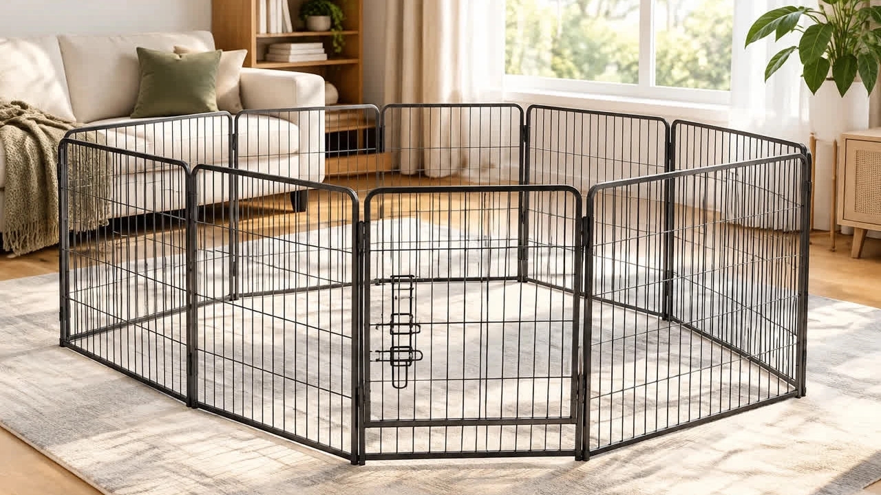 How to make a safe play space for your dog? Buy a folding dog park