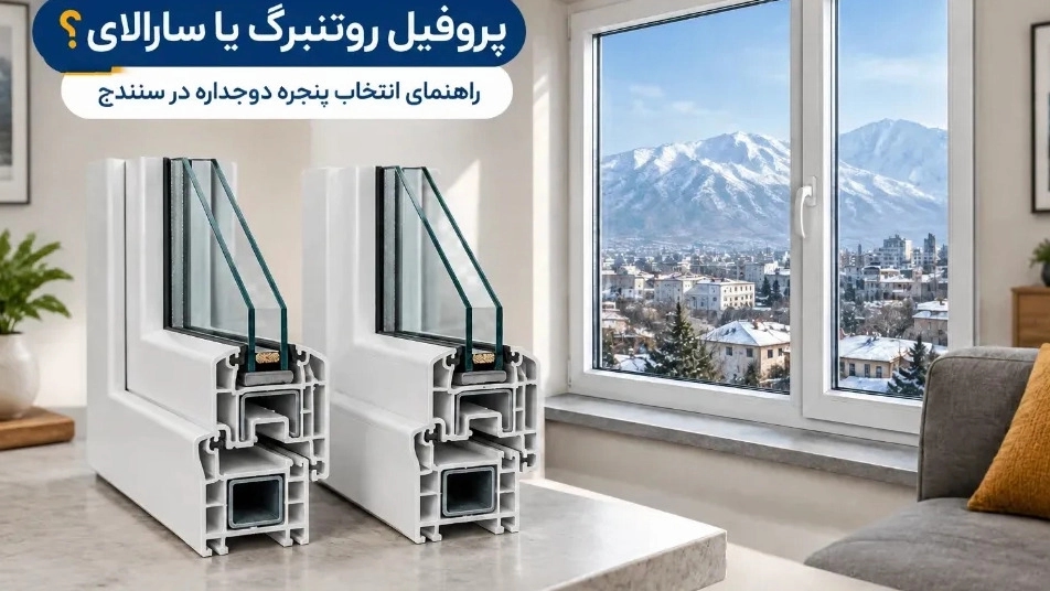 Rotenberg or Saralai profile for double-glazed windows in Sanandaj Rotenberg or Saralai profile for double-glazed windows in Sanandaj