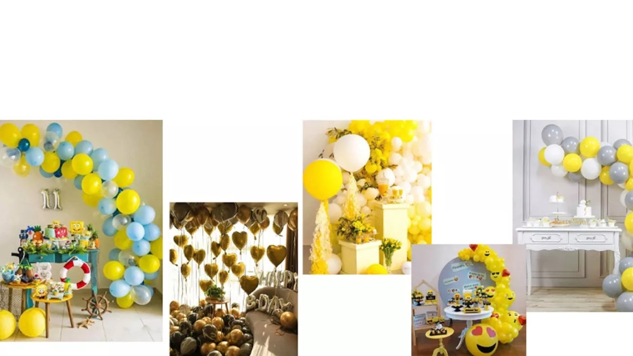 Disposable dishes and Jame Rezaei's birthday theme in Karaj