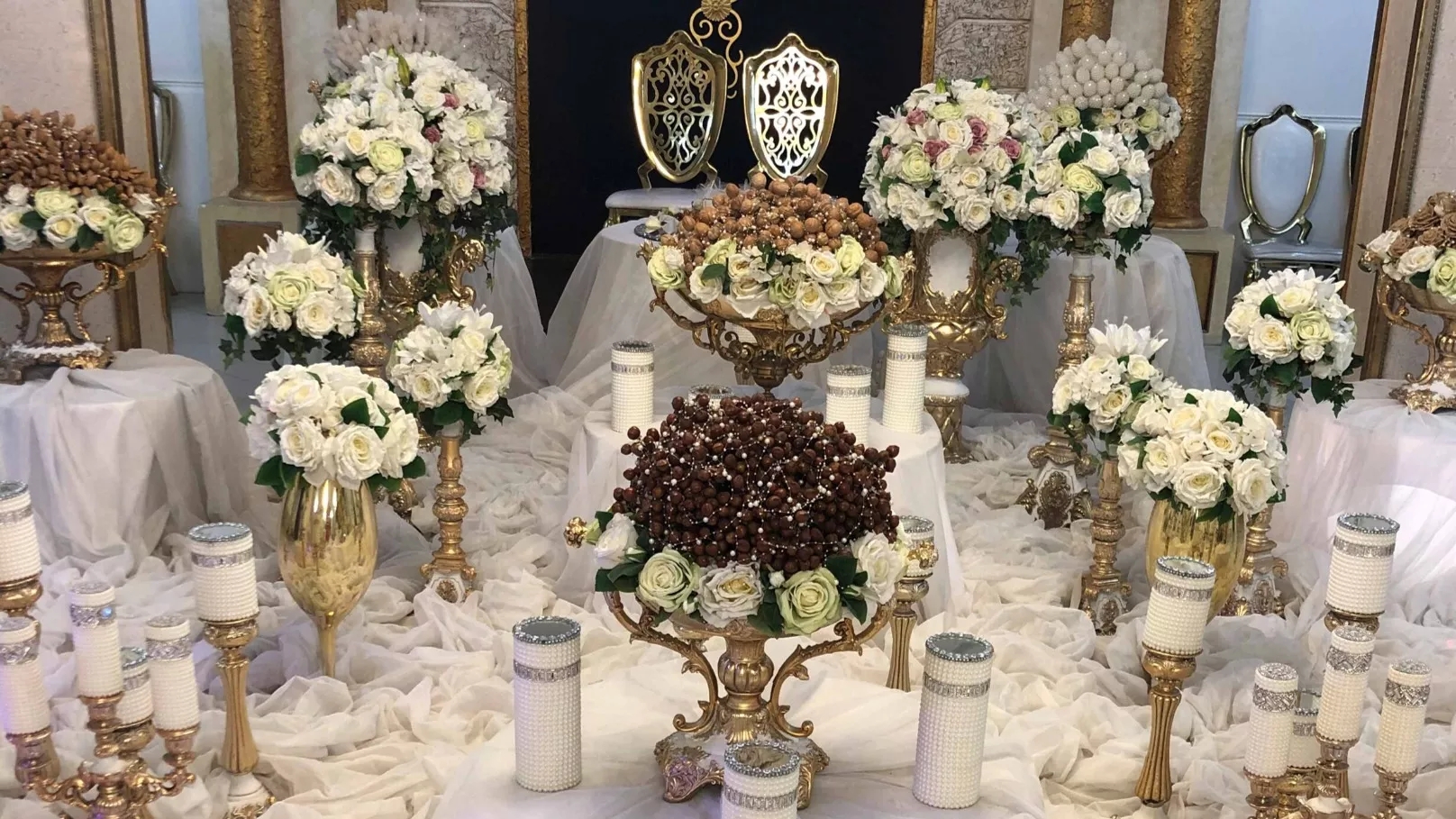 Parnian's wedding table in Rasht
