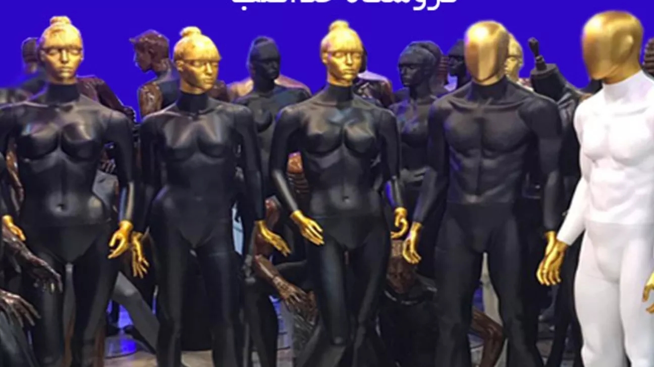 Regal store and naked mannequins