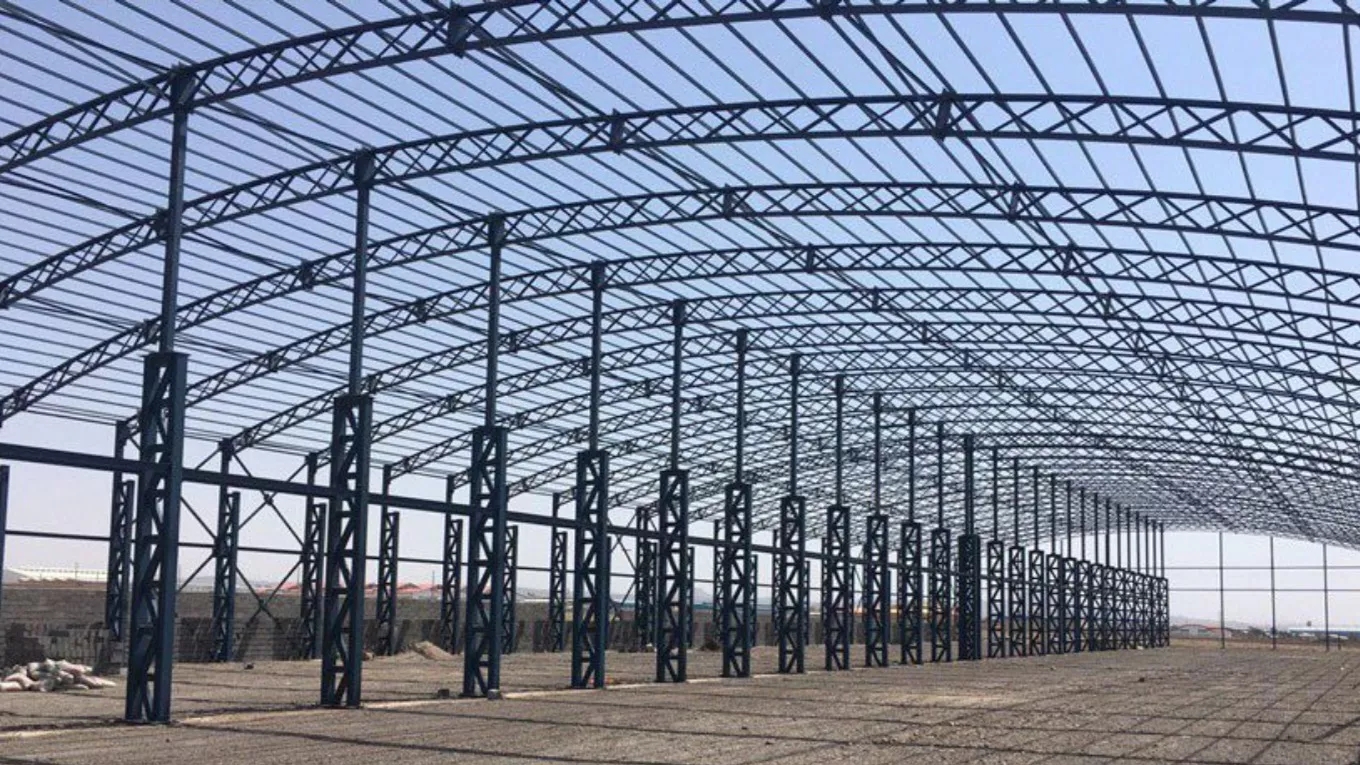 Design and construction of industrial and sports sheds and dynamic metal skeleton in Tehran