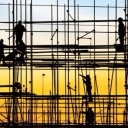 Aflaq metal scaffolding in Shiraz