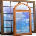 The door and window of Reza'i metal porcelain in the city of Korde