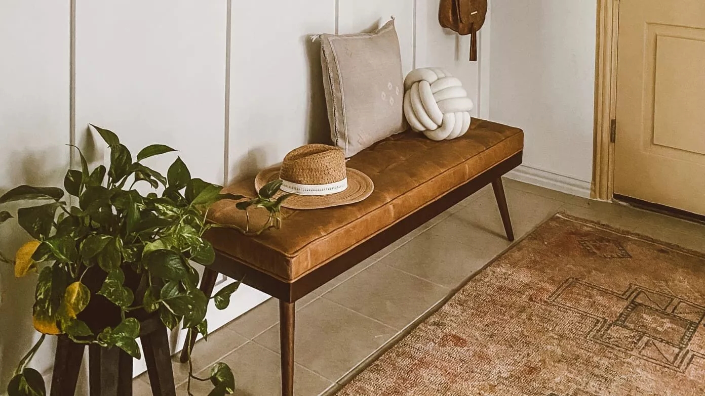 The best place to use the bench in decoration