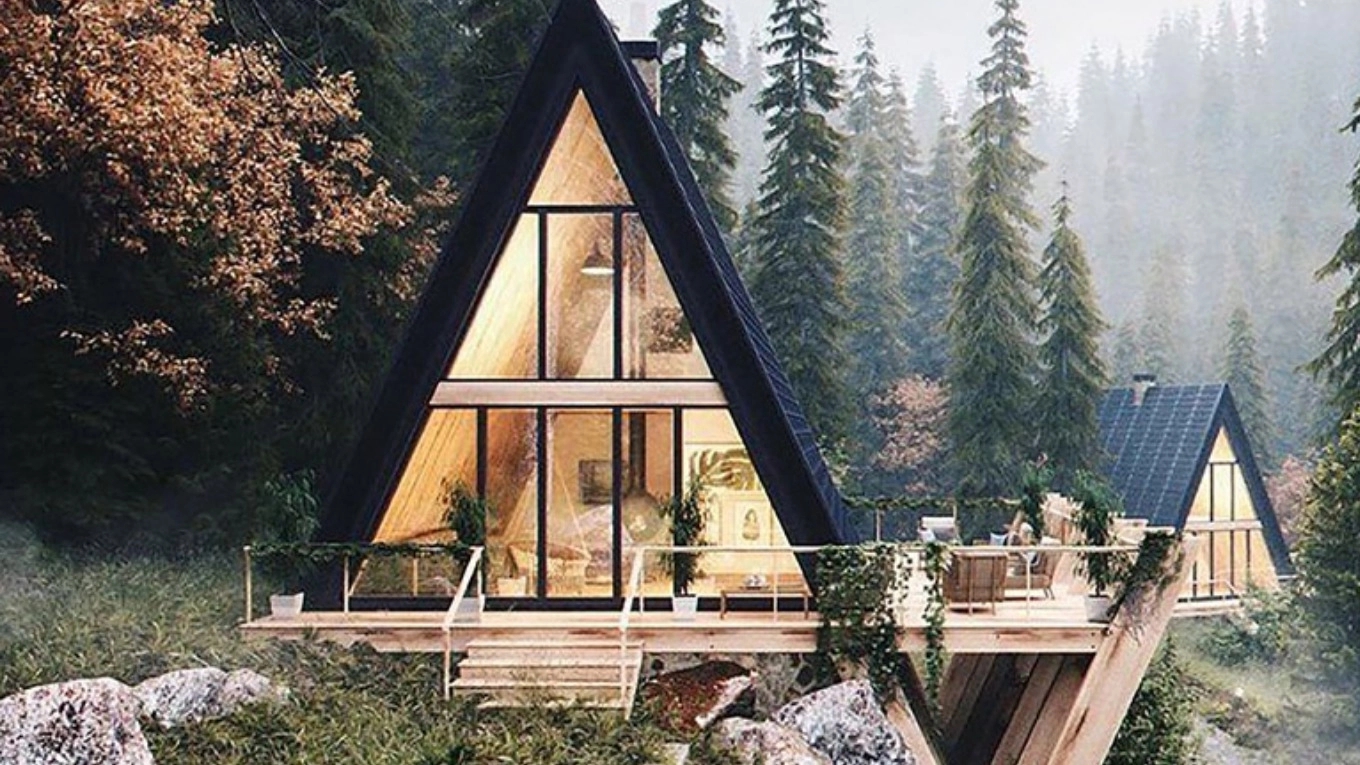 Why a wooden villa?