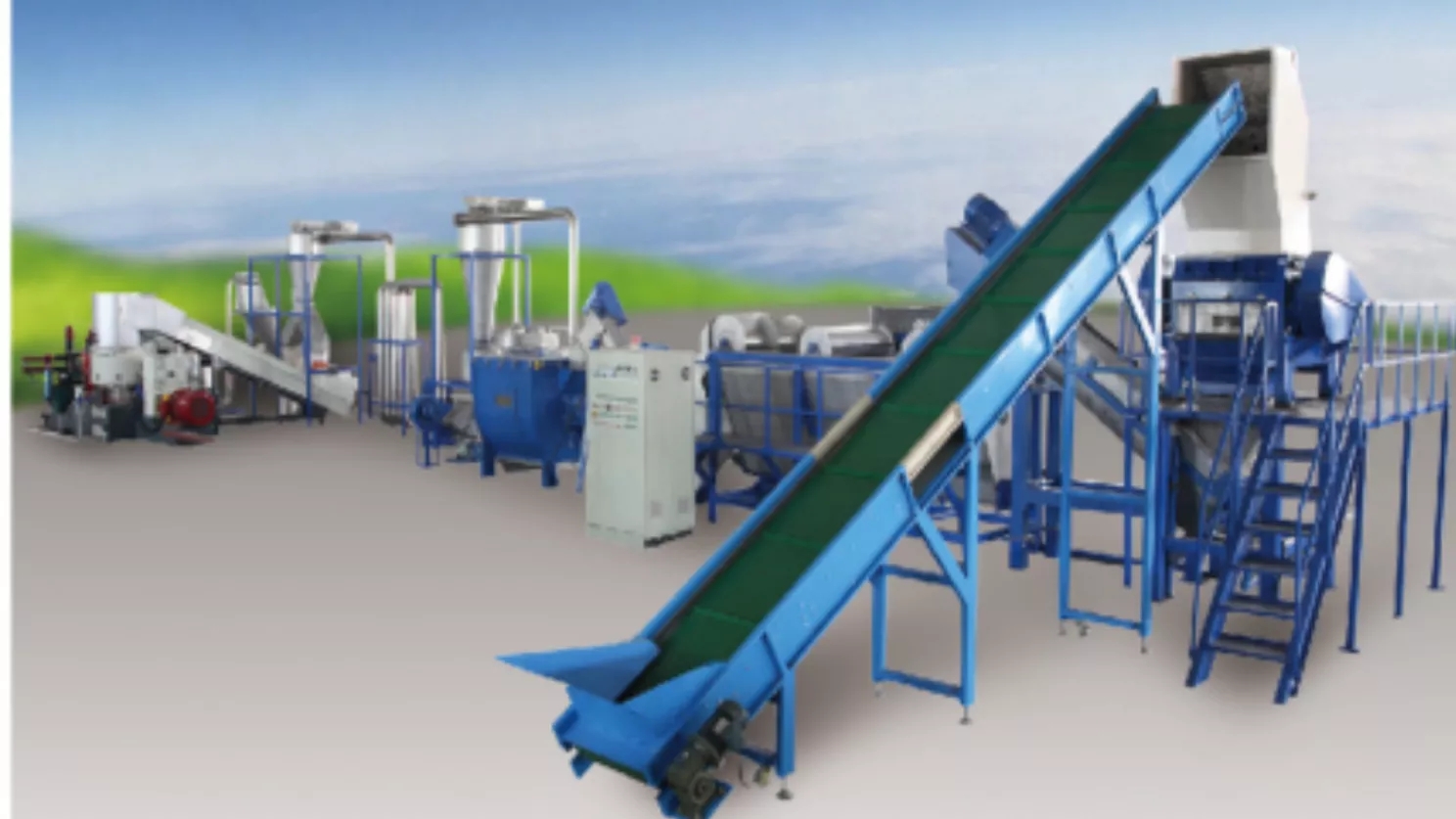 Plastic mill working method