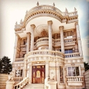 Implementation of the classical and Roman facade of the building and purchase of Judki stone in Durood