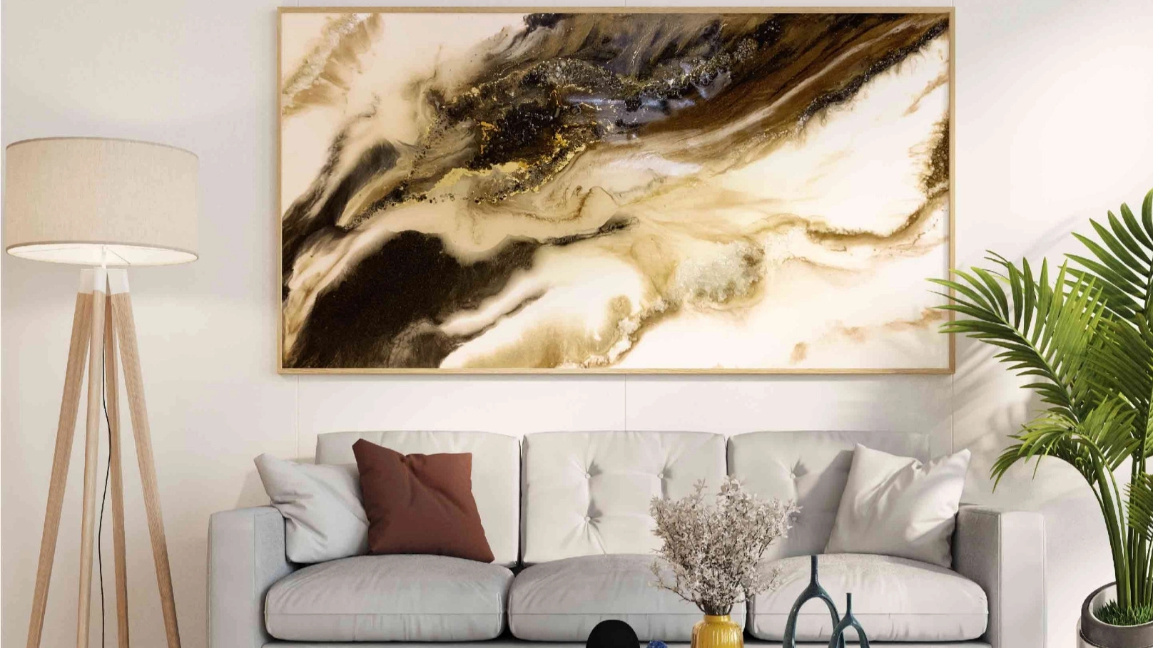 The effect of using panels in decoration
