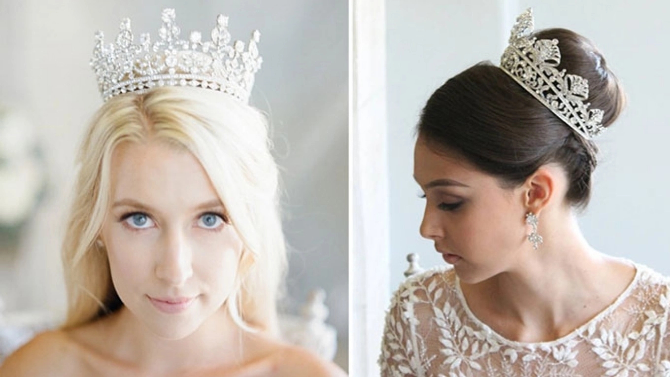 Different types of bridal crowns