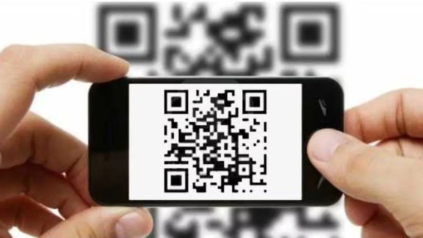 QR code of social networks of the collection