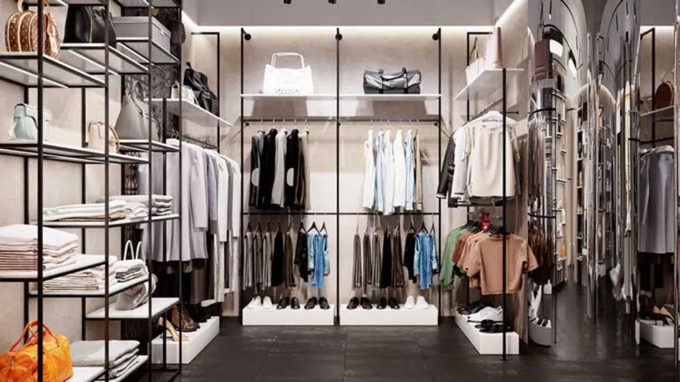 All kinds of regals and shelves