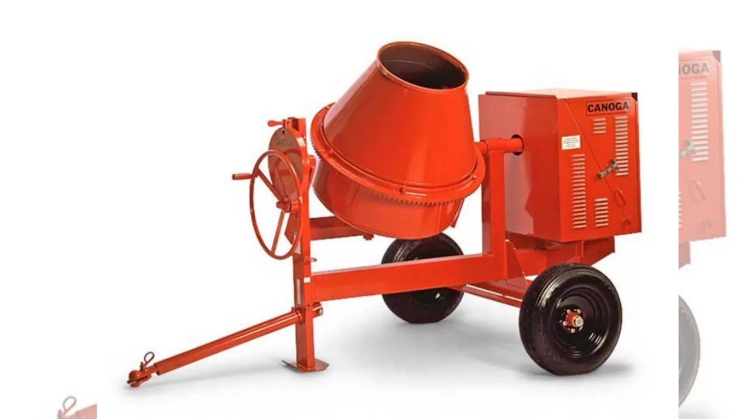 Concrete mixer with concrete mixer