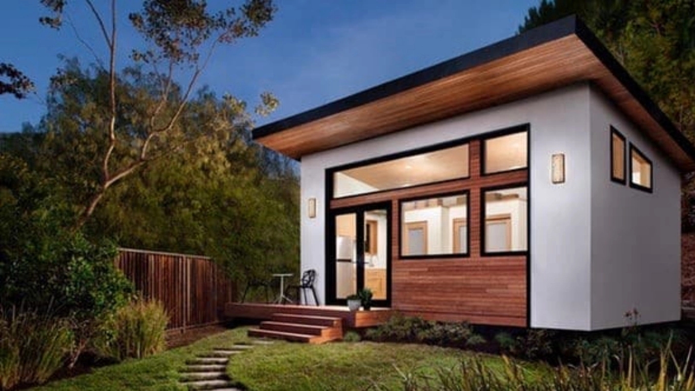 Interior view of prefabricated villa