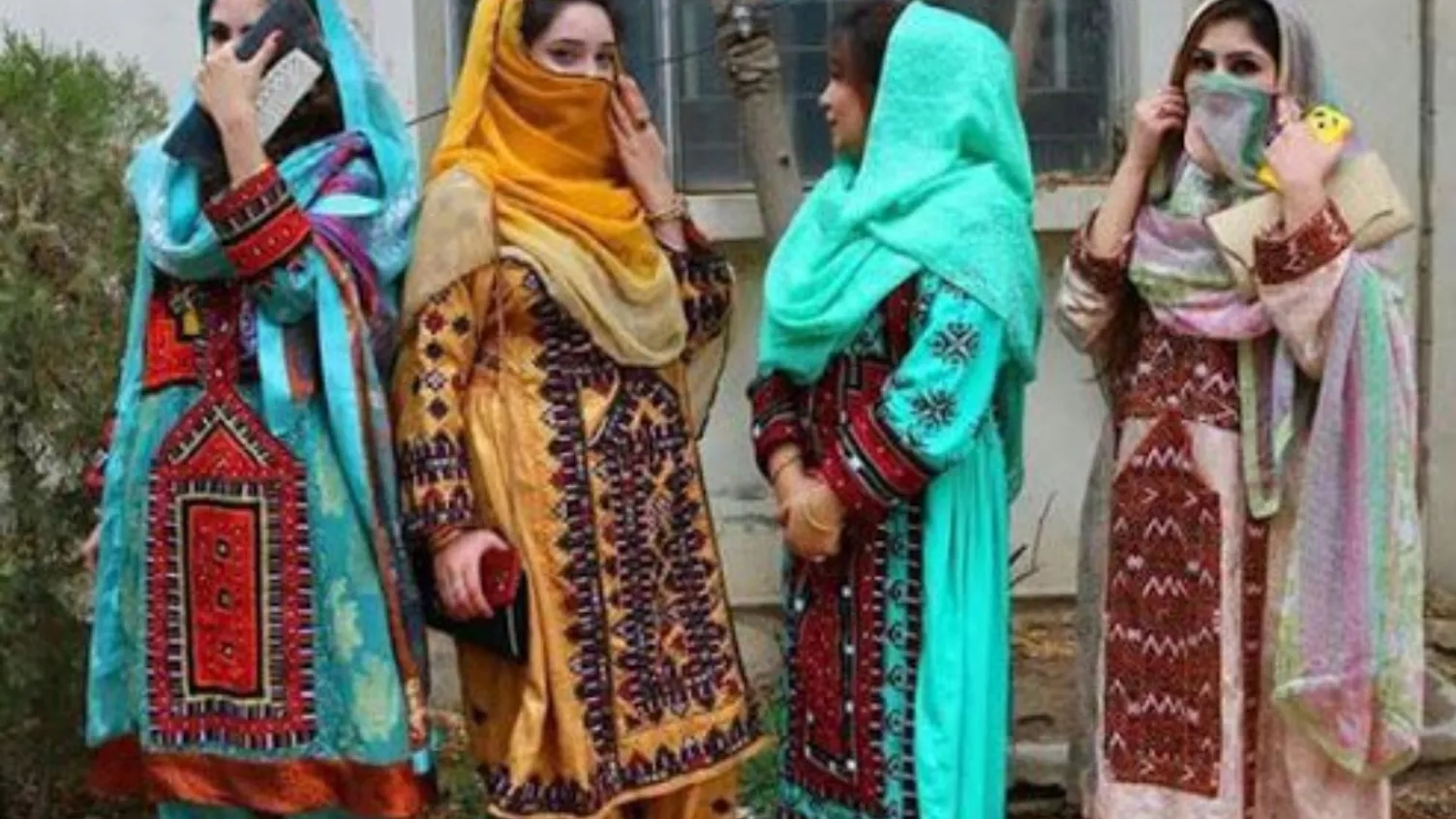 Balochi local dress