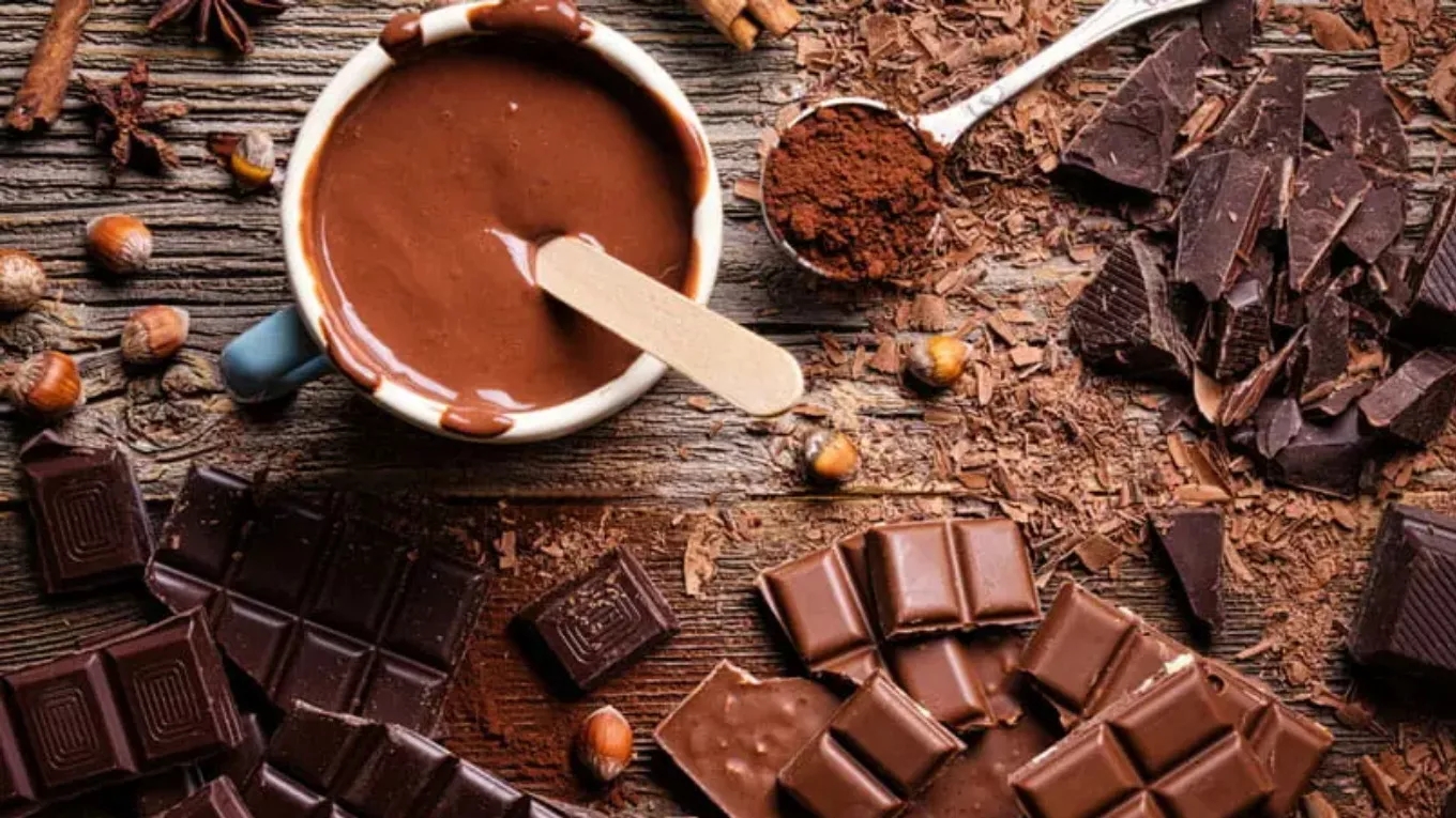 All kinds of chocolate