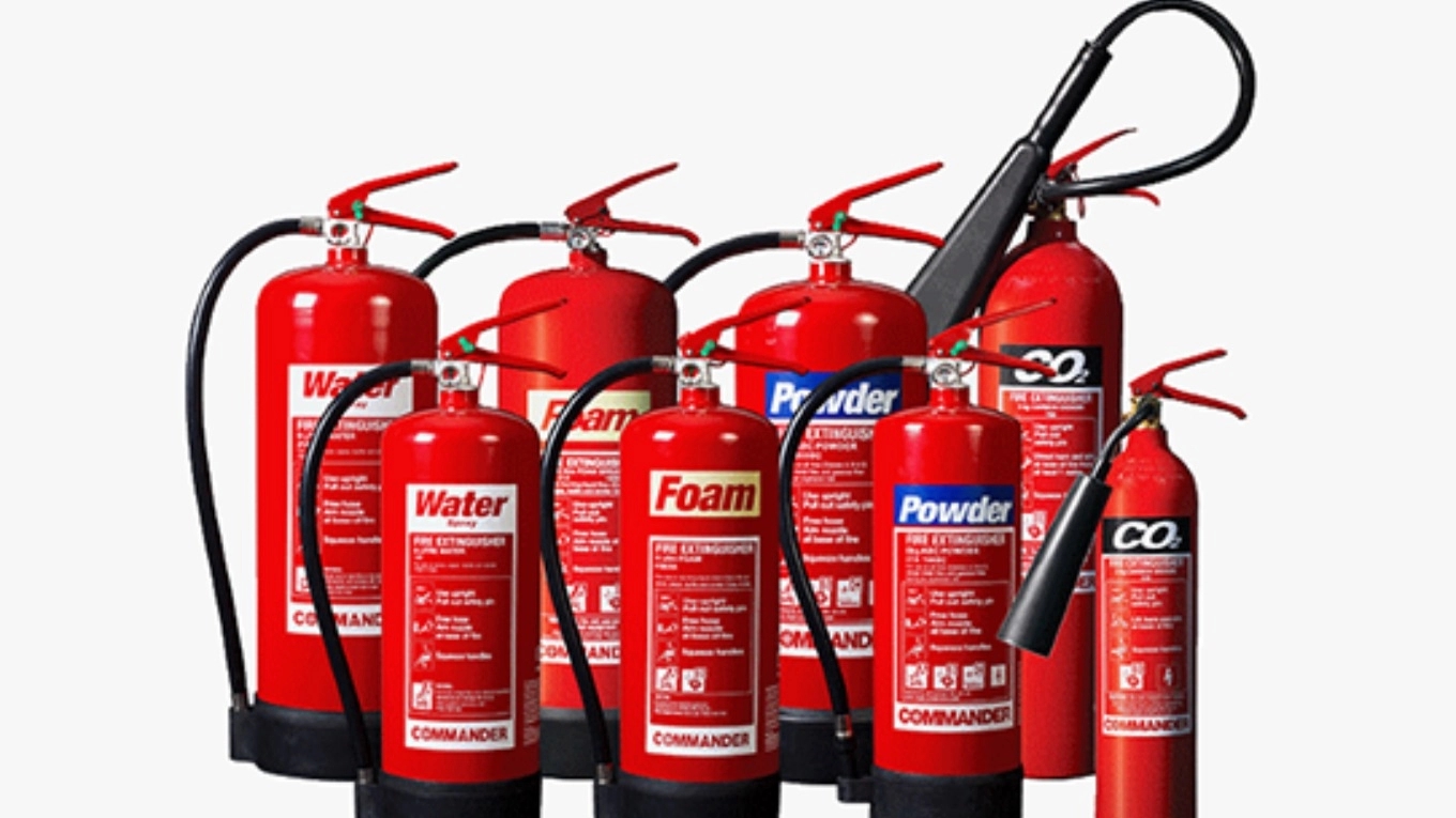 Types of fire extinguishers