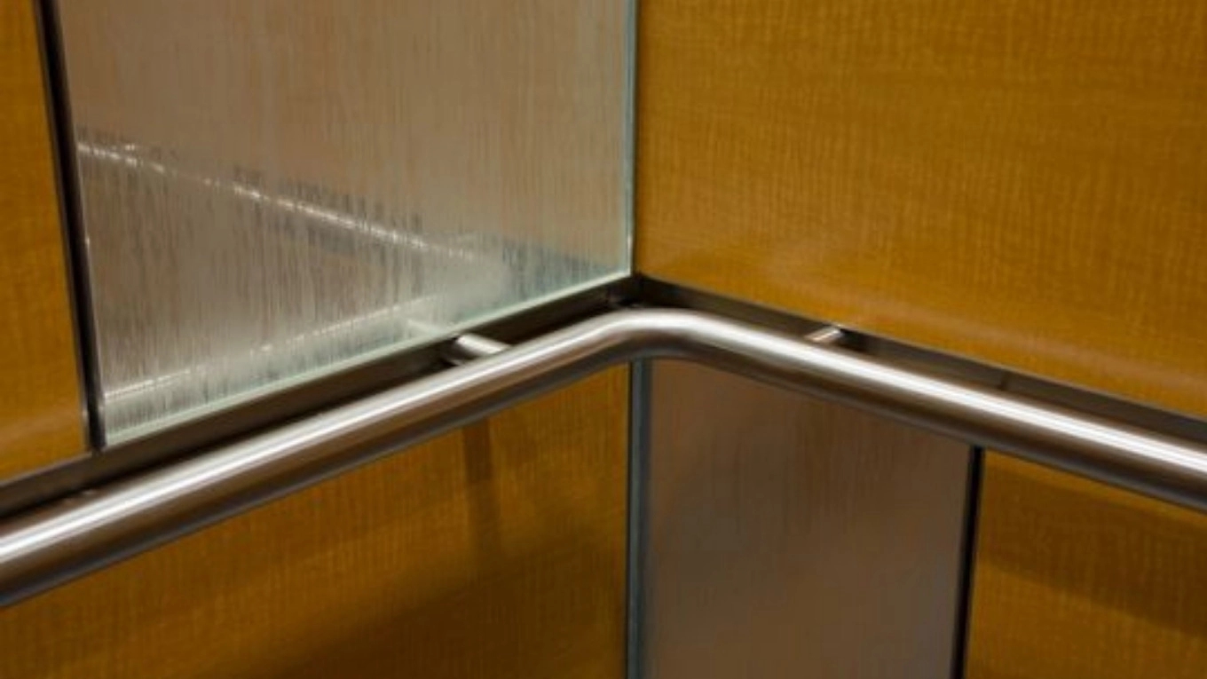 Types of elevator cabin steel handles