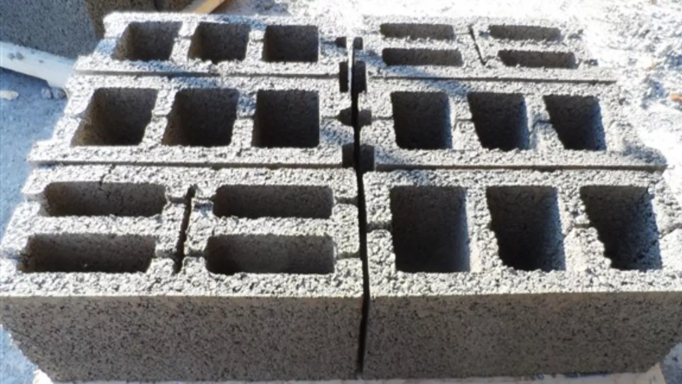 Cement block stone ingredients