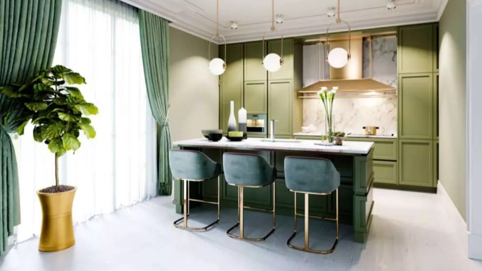 Psychology of green color in decoration