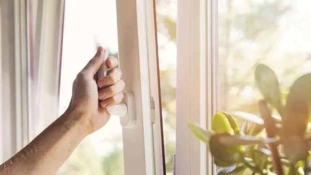 How is the window secured?