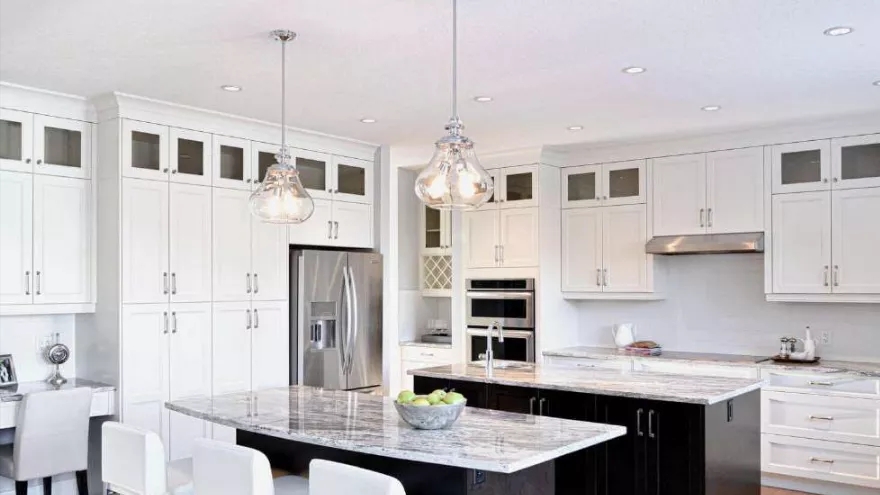 The difference between Enzo kitchen cabinet and membrane and vacuum