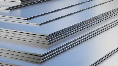 Refractory steel sheet