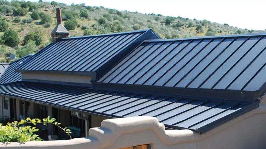 What are the types of sloped roof covering?