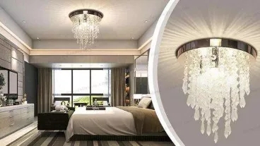 What features should the bedroom chandelier have?