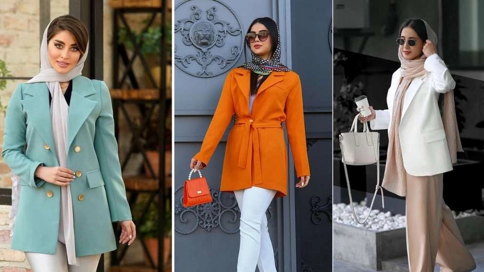 All kinds of coats and jackets
