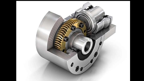 What is a helical gearbox?