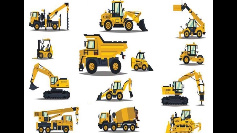 Types of road construction and construction machines and their applications