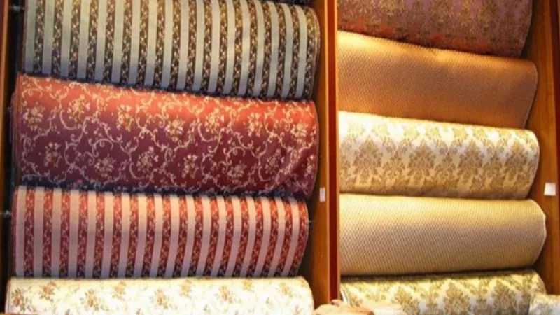 Selection of sofa and chair fabric