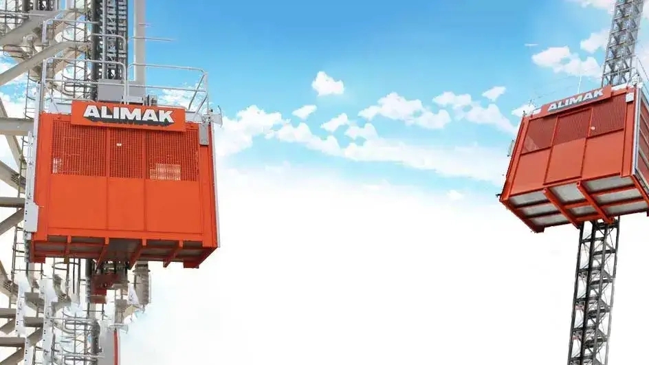 Videos of Alimak tower crane and workshop elevator in Shahriar, Tehran