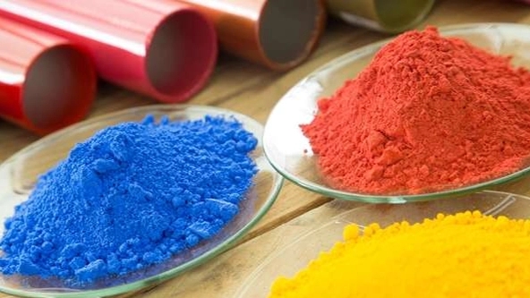 Powder paint and furnace