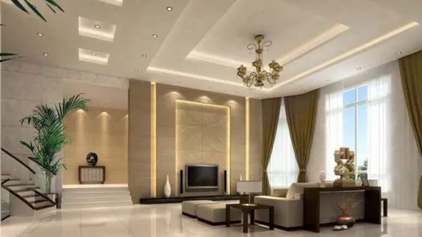 The use of knaf in interior decoration