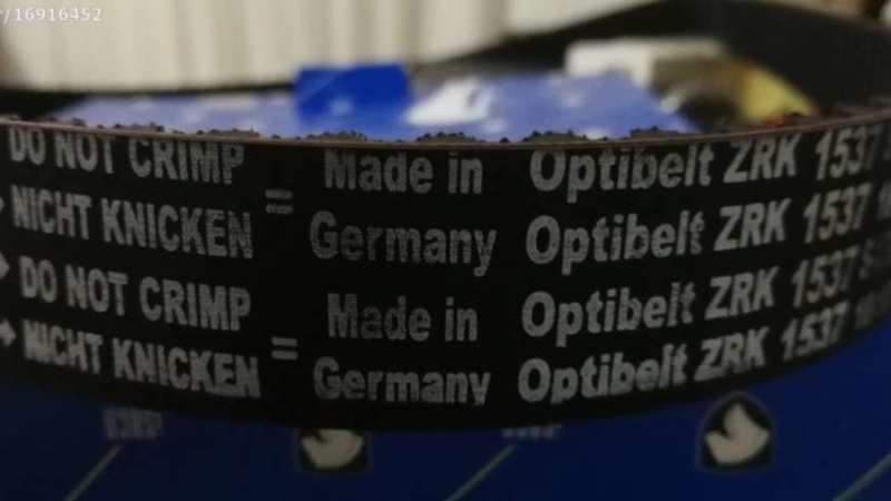 Important points in the maintenance of the Optibelt timing belt