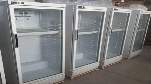 Khosravi industrial glass refrigerator