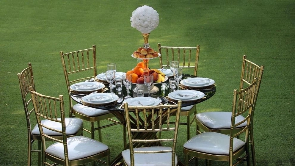 Renting tables and chairs suitable for gatherings