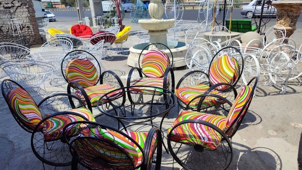 Garden and villa furniture, gazebos