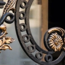 Making all kinds of wrought iron products for the fence of the Shiraz Forge gazebo door in Shiraz
