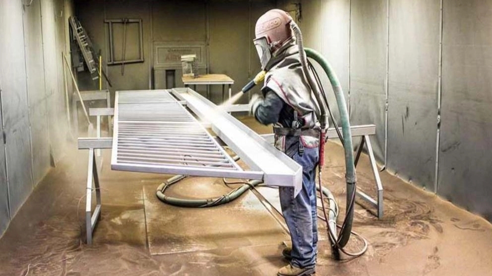 Authoritative sandblasting on campus
