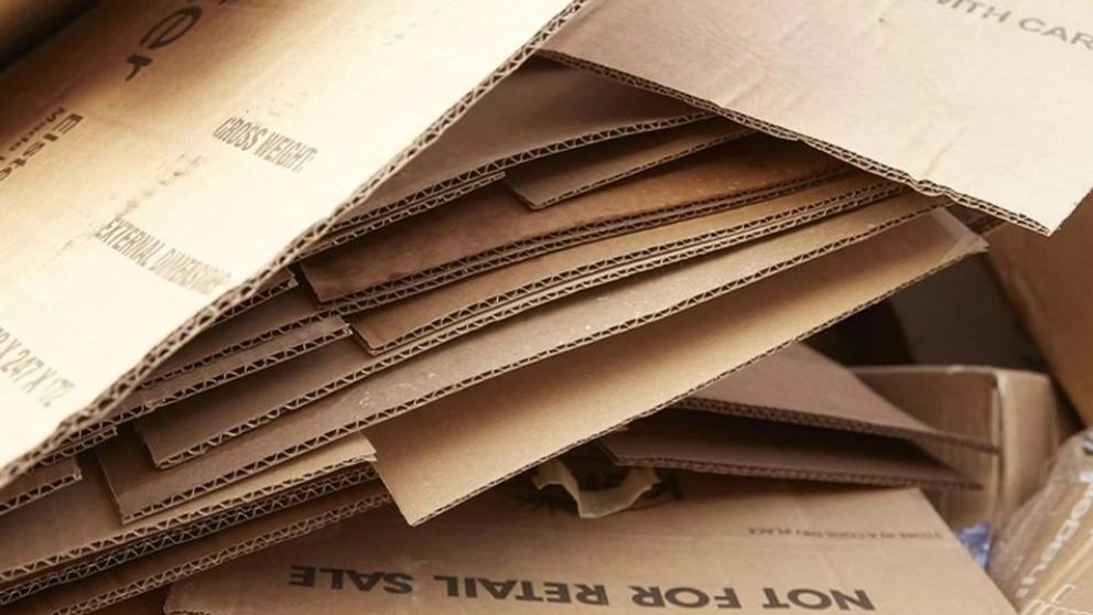 Use of waste in paper and cardboard industries