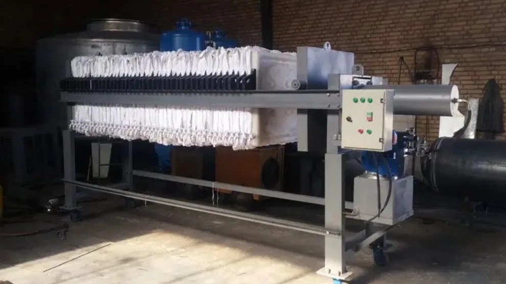 Filter press or pressure filter