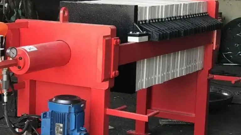 Filter press machine components