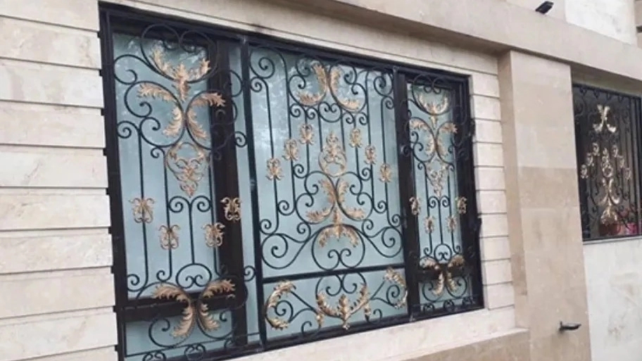 Sale of steel fence, accordion door and new steel metal window in Semnan
