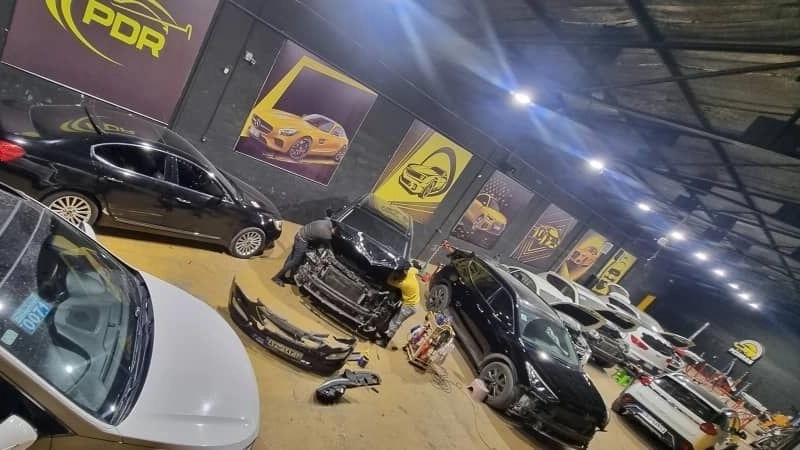 Pejman car polishing and painting in Tabriz