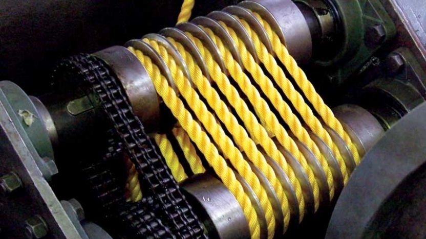 Plastic rope production process