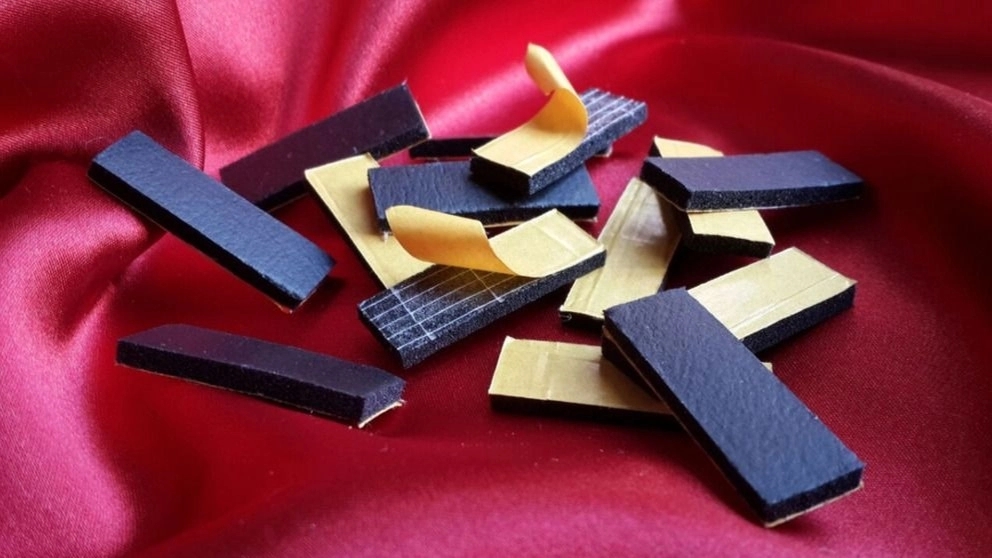 Types of foam with adhesive back